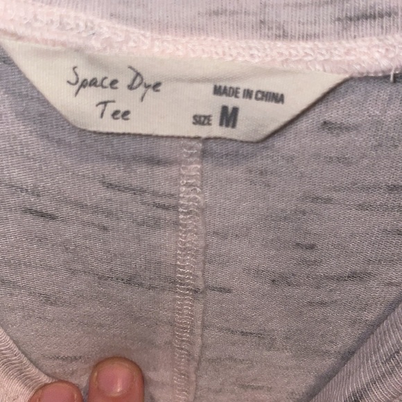 Pink Space Dye tee - Picture 2 of 2